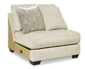 Ashley Furniture Rawcliffe sectional sofa with plush cushions and fabric upholstery, shown in a modern living room setting.