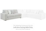 Ashley Furniture Stupendous Sectional sofa with plush cushions and neutral fabric, shown in a spacious living room setting.