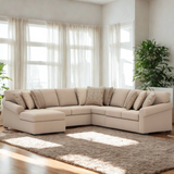 Ashley Furniture Lennox corner sectional with chaise, featuring plush upholstery and modern design for comfortable living space.