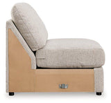 Ashley Furniture Ballyton sectional sofa with plush cushions and neutral fabric, perfect for modern living rooms.
