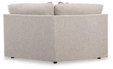 Red Ballyton sectional sofa by Ashley Furniture with plush cushions and modern design, perfect for stylish living room seating.