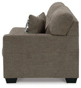 Ashley Mahoney 2-piece sleeper sectional with chaise, featuring plush fabric, modern design, and comfortable seating for living room.