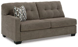Ashley Mahoney 2-Piece Sleeper Sectional with Chaise in neutral upholstery, showcasing comfortable seating and modern design.