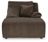 Ashley Furniture Top Tier reclining sectional sofa with chaise, featuring plush cushions and modern design for comfortable seating.