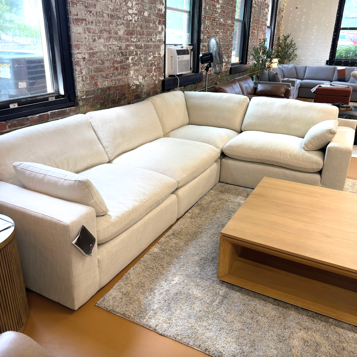 Atlas Cloud Corner Sectional (4pc) - Pull Up A Couch