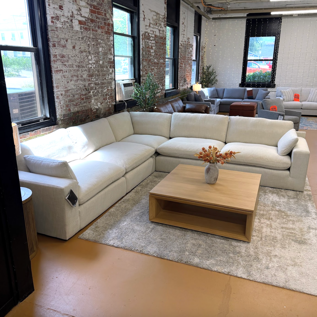 Atlas Cloud Corner Sectional (5pc) - Pull Up A Couch
