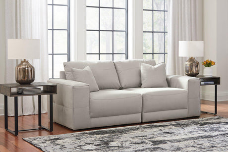 Ashley Furniture Next-Gen Gaucho Sectional Loveseat showing plush fabric, modern design, and spacious seating arrangement.