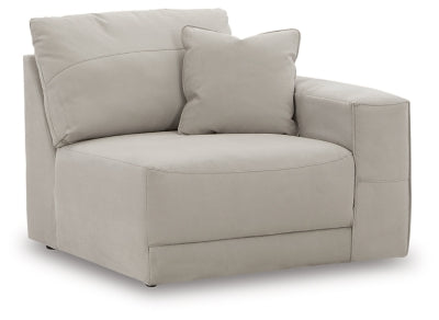 Ashley Furniture Next-Gen Gaucho sectional sofa showing modern design, plush cushions, and tailored upholstery from an angled view.