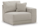 Ashley Furniture Next-Gen Gaucho sectional sofa showing modern design, plush cushions, and tailored upholstery from an angled view.