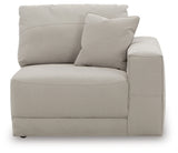 Ashley Furniture Next-Gen Gaucho sectional sofa with plush cushions and modern design, shown from a head-on perspective.