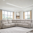 Salerno Power Reclining Sectional (5pc) - Pull Up A Couch