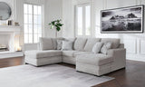 Ashley Furniture Gabyleigh sectional with chaise, featuring plush upholstery and modern design, shown in a stylish living room setting.
