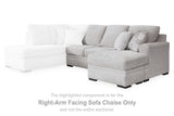 Ashley Furniture Gabyleigh sectional with chaise, showing a modern fabric sofa with a spacious chaise lounge and stylish design.