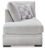 Ashley Furniture Gabyleigh sectional with chaise, modern fabric sofa with multiple seating areas and a cozy chaise lounge.