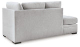 Ashley Furniture Gabyleigh sectional with chaise showing plush fabric, modern design, and spacious seating in a stylish living room setting.