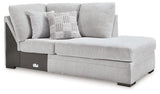 Ashley Furniture Gabyleigh sectional with chaise, featuring plush cushions and modern design in a cozy living room setting.
