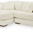 Ashley Furniture Lindyn sectional with chaise in neutral fabric, showcasing modern design and comfortable seating arrangement.