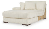 Ashley Furniture Lindyn sectional with chaise, showing a modern sectional sofa with plush cushions in a stylish living room setting.