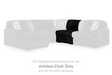 Ashley Furniture Midnight-Madness sectional sofa with plush fabric, multiple seating sections, and elegant design in a modern living room setting.