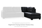 Ashley Furniture Barlin Mills sectional with chaise, showing plush fabric upholstery and modern design in a spacious living room setting.
