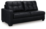 Ashley Furniture Barlin Mills sectional with chaise, angled view showing plush fabric upholstery and spacious seating.