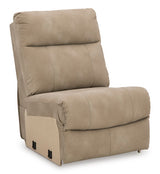 Ashley Furniture Next-Gen DuraPella power reclining sectional with plush cushions and modern design, shown from an angled view.
