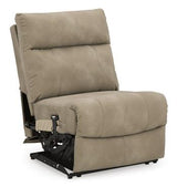 Ashley Furniture Next-Gen DuraPella Power Reclining Sectional showing plush fabric, reclining seats, and modern sectional design.