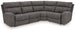 Ashley Furniture Next-Gen DuraPella power reclining sectional with plush cushions and modern design, shown in a spacious living room.