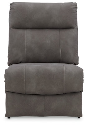 Ashley Furniture Next-Gen DuraPella Power Reclining Sectional with plush cushions and modern design, shown head-on view.