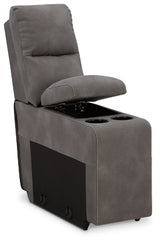 Ashley Furniture Next-Gen DuraPella power reclining sectional shown from an angled open view, featuring plush cushions and modern design.