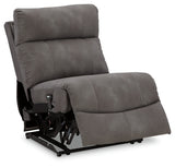 Ashley Furniture Next-Gen DuraPella power reclining sectional with plush cushions and modern design, viewed from an angle.