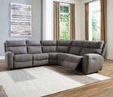 Ashley Furniture Next-Gen DuraPella power reclining sectional with plush cushions and modern design, shown in a stylish living room setting.