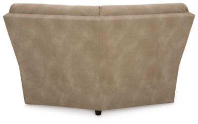 Ashley Furniture Next-Gen DuraPella power reclining sectional with plush cushions and modern design, shown from the back.
