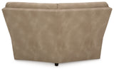Ashley Furniture Next-Gen DuraPella power reclining sectional with plush cushions and modern design, shown from the back.