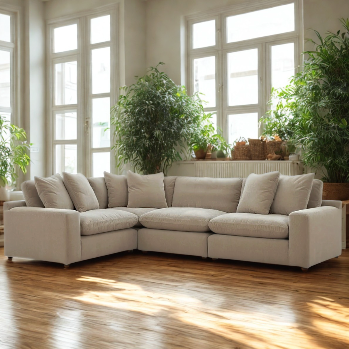 Nova Cloud 4pc Corner Sectional