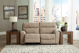 Ashley Furniture Next-Gen DuraPella power reclining sectional loveseat with plush cushions and modern design, shown in a stylish living room setting.