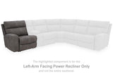 Ashley Furniture Next-Gen DuraPella power reclining sectional loveseat with console, featuring plush cushions and modern design.