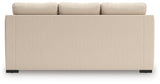 Ashley Furniture Lango sofa with chaise sleeper, featuring plush cushions and a contemporary design in neutral fabric.