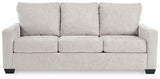 Ashley Furniture Rannis sofa sleeper showing a modern gray sleeper sofa with clean lines and comfortable design.