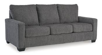 Ashley Furniture Rannis Sofa Sleeper with plush fabric and convertible design, perfect for easy guest sleeping arrangements.