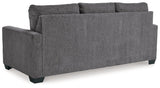 Ashley Furniture Rannis Sleeper Sofa showing a modern, upholstered sofa bed with clean lines and plush cushions.