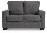 Ashley Furniture Rannis Sofa Sleeper with plush fabric and modern design, showcasing its convertible sleeper feature.