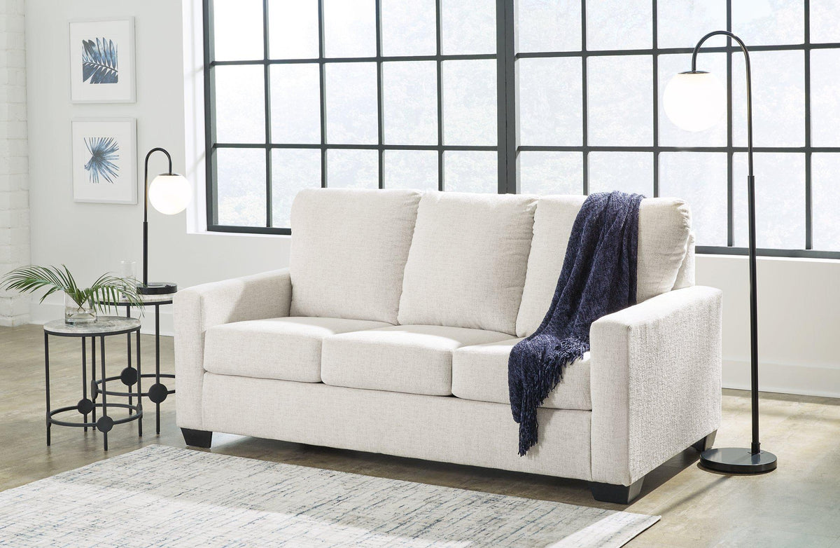 Ashley Furniture Rannis sofa sleeper, showcasing a modern sleeper sofa with plush cushions and neutral fabric upholstery.
