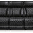 Ashley Furniture Boyington power reclining sofa with plush upholstery, showcasing its comfortable design and reclining feature.