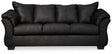 Ashley Furniture Darcy Sofa with plush fabric and modern design, featuring cushioned armrests and a comfortable seating area.