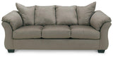 Ashley Furniture Darcy Sofa with plush cushions and modern design in a neutral fabric, perfect for living room comfort.