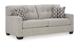 Ashley Furniture Mahoney sofa featuring plush fabric and modern design, shown in a stylish living room setting.