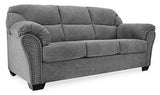 Ashley Furniture Allmaxx sofa with plush cushions and modern design, shown in a stylish living room setting.