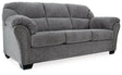 Ashley Furniture Allmaxx Sofa featuring plush cushions and modern design in a neutral fabric, perfect for living room comfort.
