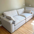 Gray Atlas Cloud Modular Sofa from Ashley Furniture, showing its comfortable, modern 2-piece sofa design with plush cushions.